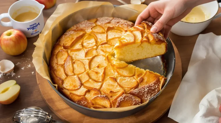Gâteau pommes-yaourt moelleux : ma recette familiale prête en moins d'une heure Gâteau pommes-yaourt moelleux : ma recette familiale prête en moins d'une heure
