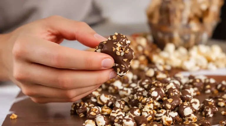 Je ne rate plus jamais mon pop-corn au chocolat : la recette simple qui le garde ultra-croustillant pendant des jours