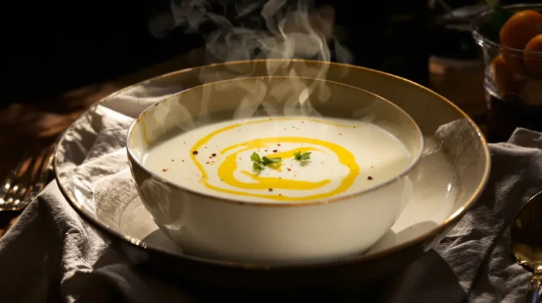« Une de mes soupes préférées » : mon velouté blanc fondant, riche en goût et bon pour la santé