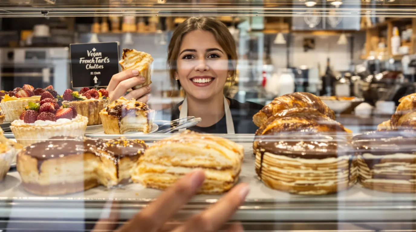 Zéro produit animal, clients accros : le succès de Perle en sucre, première pâtisserie 100 % vegan Zéro produit animal, clients accros : le succès de Perle en sucre, première pâtisserie 100 % vegan
