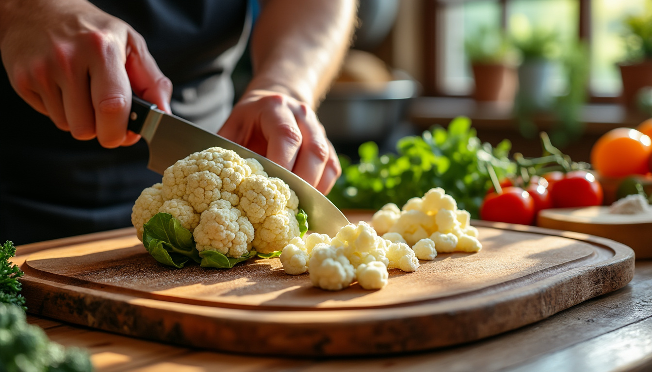 découvrez le temps de cuisson idéal pour le chou-fleur afin de le préparer parfaitement, que ce soit à la vapeur, à l'eau ou au four.