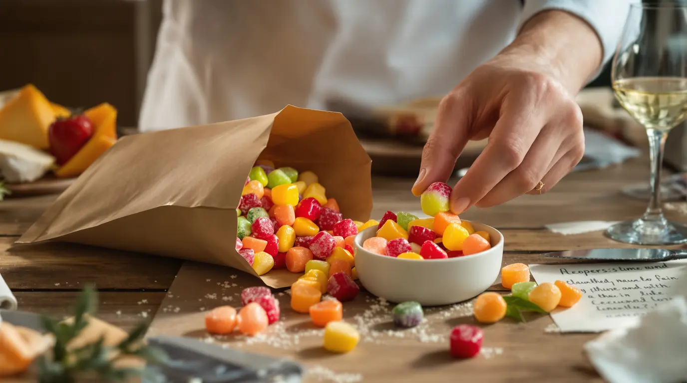Accueil Redécouvrez le bonbon arlequin, acidulé et surprenant