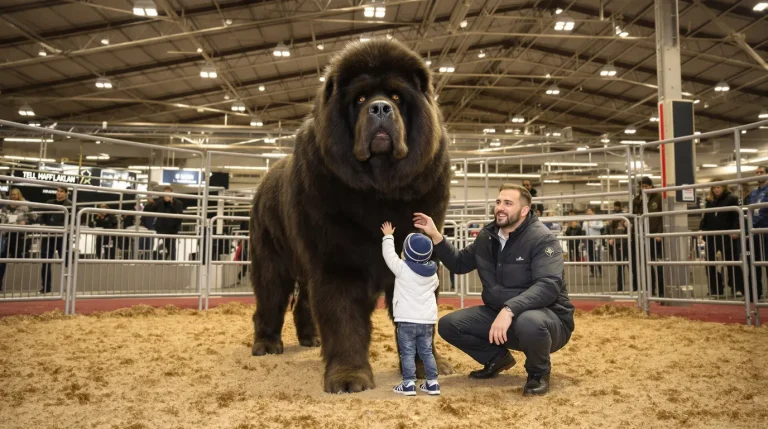Salon de l’Agriculture : ce Dogue du Tibet mayennais, « champion de France », au Concours général