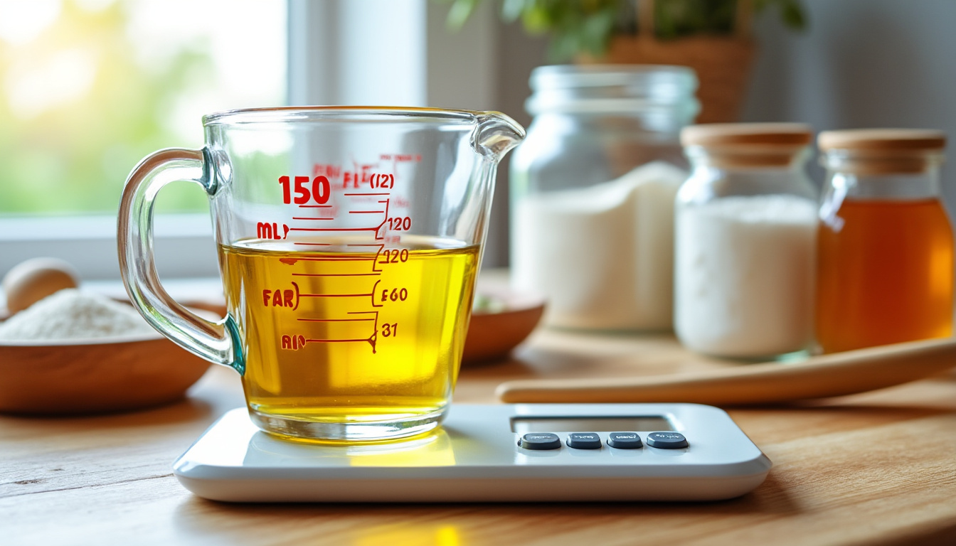 apprenez à convertir rapidement 150 millilitres en grammes grâce à des méthodes simples et précises, adaptées à différents ingrédients.