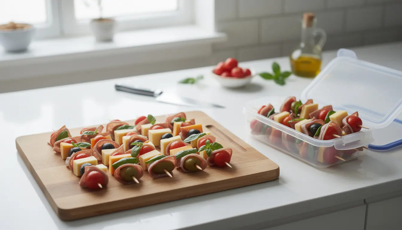 Comment préparer des brochettes apéro la veille pour gagner du temps