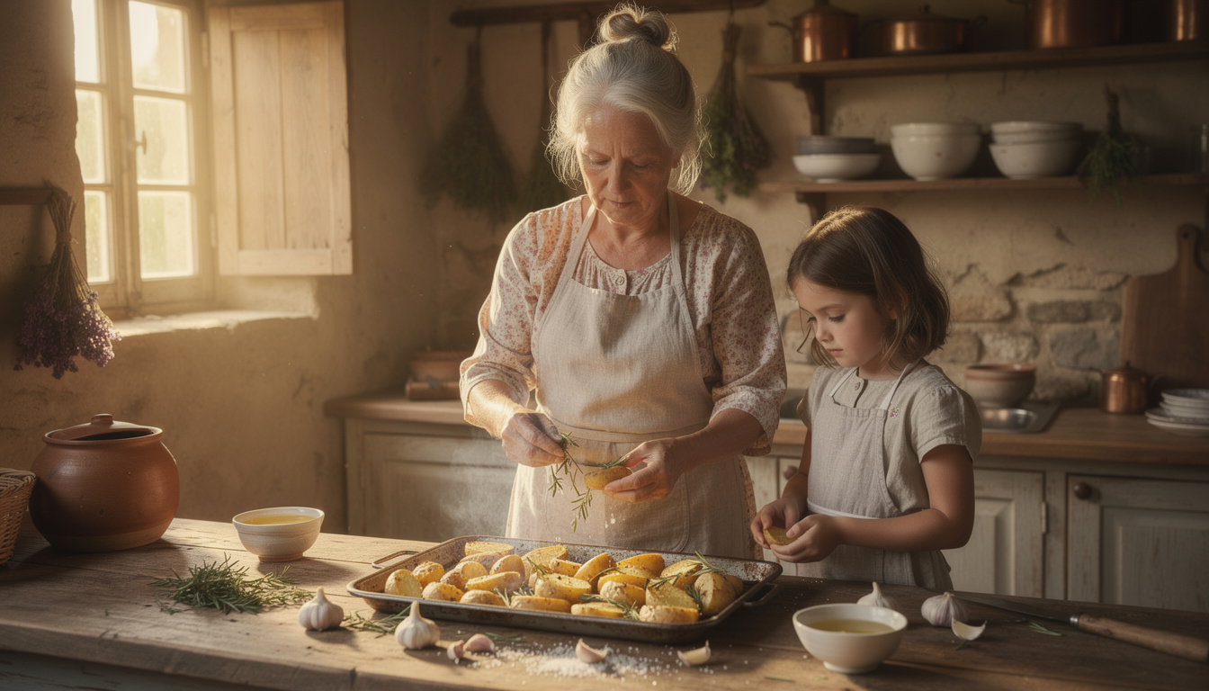 découvrez la recette authentique des pommes de terre au four croustillantes comme chez grand-mère, pour un plat savoureux et réconfortant qui ravira toute la famille.