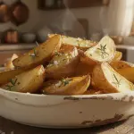 découvrez la recette authentique des pommes de terre au four croustillantes comme chez grand-mère, pour un plat savoureux et réconfortant à partager en famille.
