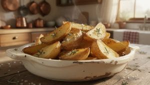 découvrez la recette authentique des pommes de terre au four croustillantes comme chez grand-mère, pour un plat savoureux et réconfortant à partager en famille.