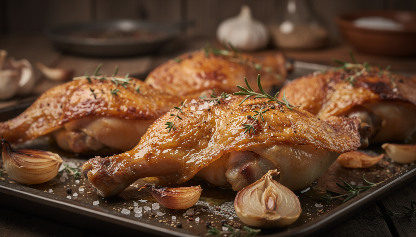 découvrez le temps de cuisson parfait pour des hauts de cuisse de poulet au four, afin d'obtenir une viande tendre et savoureuse à chaque fois.
