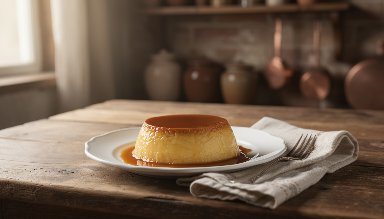 découvrez notre recette facile du flan aux œufs, un dessert onctueux et délicieux à préparer en quelques étapes simples.